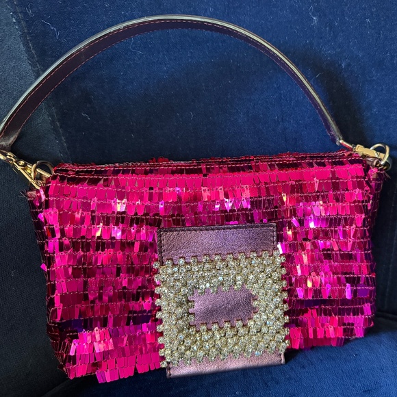 NWT: Stunning Gedebe Luxury Leather baguette - Picture 2 of 13